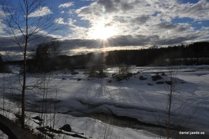 The Vindel river 8 March 2015